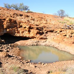 Another rockhole in the upper sections of the creek