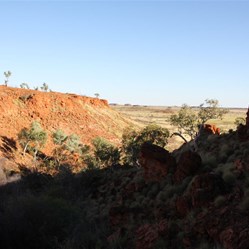 Looking back out across the Tanami
