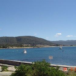 The bay at Bicheno