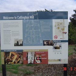 Sign at the Carlington Mill