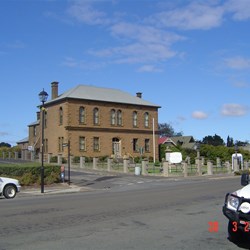 One of the buldings in the main street that now houses offices of the local council