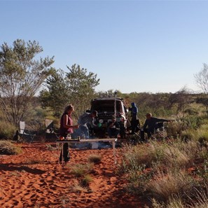 Breakfast in the "Long Camp"