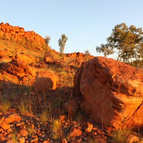 Tumbled Boulders on the talus