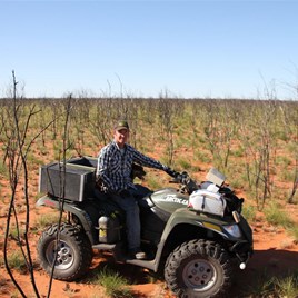 Al fearlessly tackling the burnt country