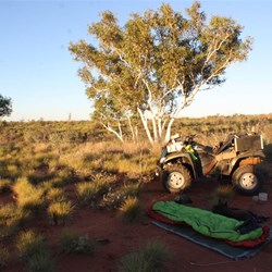 Camp by the Dora Creek