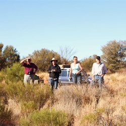 Tourists enjoying the Scenery