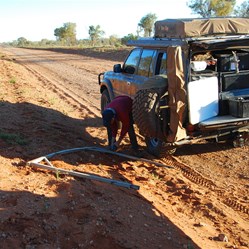 John exercising his salvage rights - The law of the inland sea!