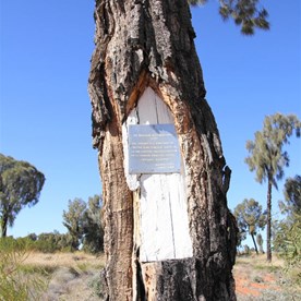 Beadell Plaque near Jupiter Well 