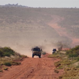 Heading west on the Kidson Track