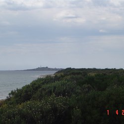 Low Head Lighthouse from the West side of the Tamar River