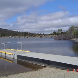 An example of the boat ramps in the area