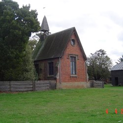Church in farm grounds