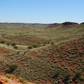 The view west from Warri Peak