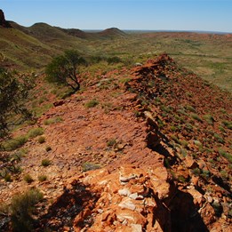 The view along the ridge - Warri Peak
