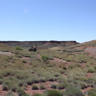 Heading west from Warri Peak