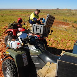 Atop one of the hills