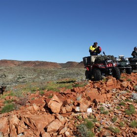 On top of one of the ridges