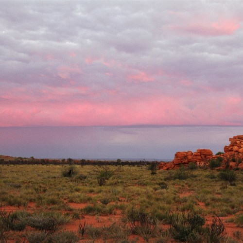 Storm clouds to the south