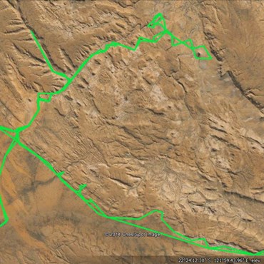 Our explorations in the area over the 4 days