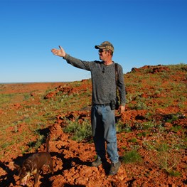 Alan on top of the bluff