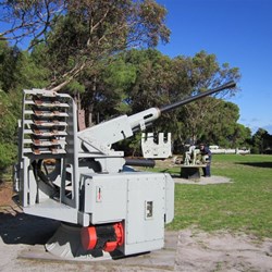 Open air armaments display