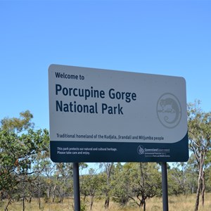 Porcupine Gorge National Park entrance