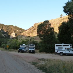 Camp in Tongue River Valley - Wyoming