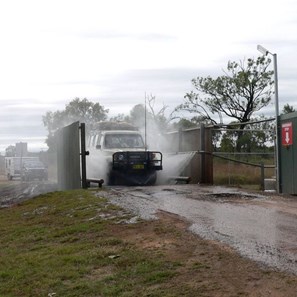 Washdown facilies - not common but a good idea