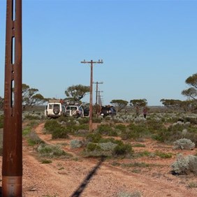 Following the old telegraph line