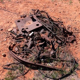 Some of what was left after the atomic blast