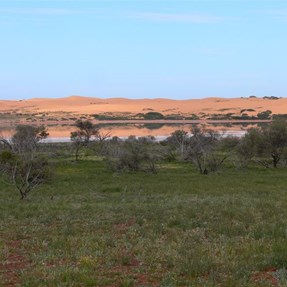 Dunes and salt lakes