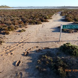 Setting out to walk to the lake