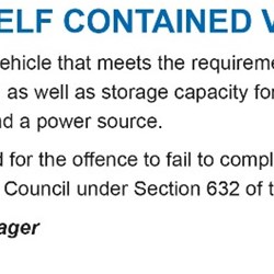 Self containment requirements at Wilks Park, Wagga Wagga