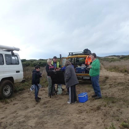 Lunch time at Johnnos Grill