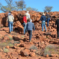Mat showing us around this special area