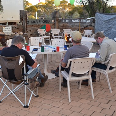 We all felt human again after beautiful hot Maralinga Showers