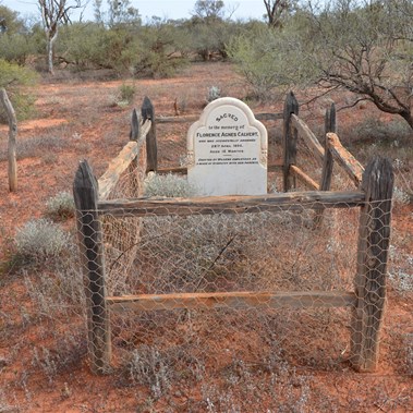 Lonely child's grave at Arcoordaby