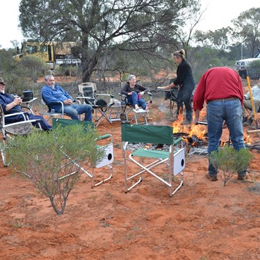 We had a great camp amongst the Black Oaks 