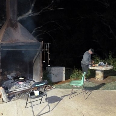 Dave cooking