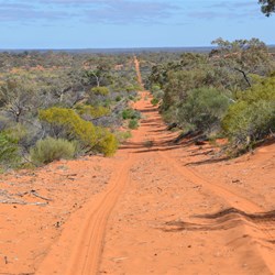 This section of the BMR runs East - West and is just unreal