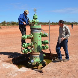 Checking out the site of Mulyawara 1