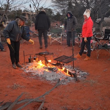 Another great campfire to cook tea over