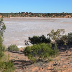 The track north led to this great location, overlooking Serpentine Lakes