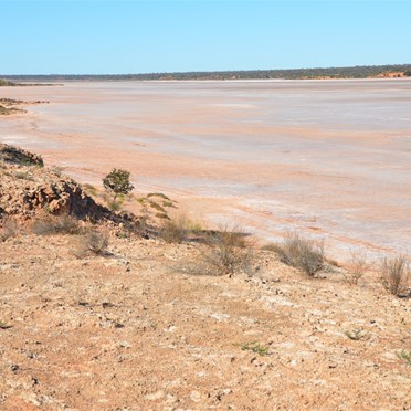 The vast expanse of Serpentine Lakes