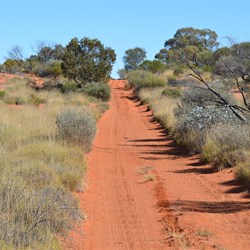 The Anne Beadell Highway east of Serpentine Lakes
