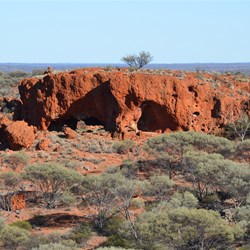 From high ground this large outcrop looked impressive