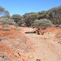 This is the gully we followed back to where we had parked our vehicles
