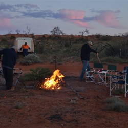 We had another good camp right at the crash site