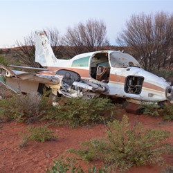 The plane first thing in the morning