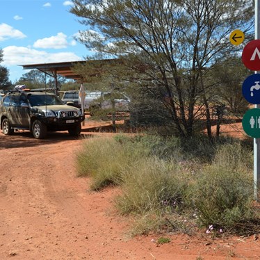Our lunch stop at Tjutatja Tank Shed